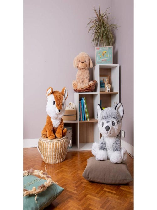 Peluche géante Renard Gaspard - Made in France - Kiabi