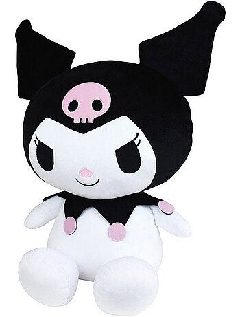 Peluche géante xxl - kuromi - hello kitty - jemini - 65 cm - ultra douce