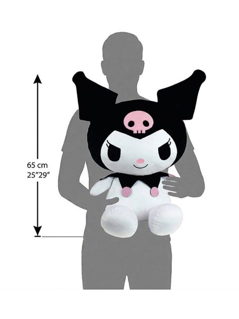 Peluche géante xxl - kuromi - hello kitty - jemini - 65 cm - ultra douce Multicolore - Kiabi