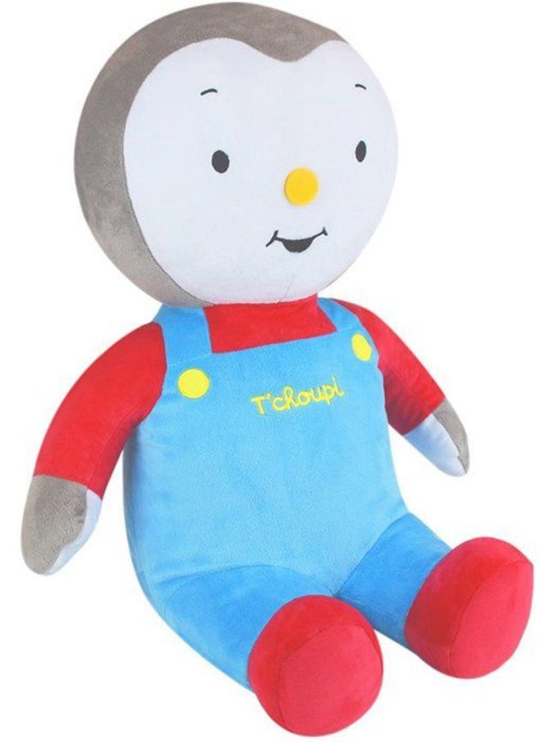 Peluche géante xxl - t'choupi - jemini - 65 cm - grande taille - lavable en machine Multicolore - Kiabi