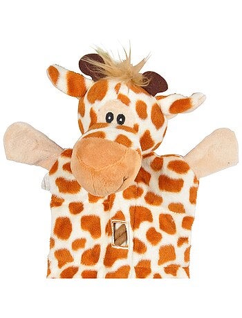 Peluche girafe avec corde pour chien