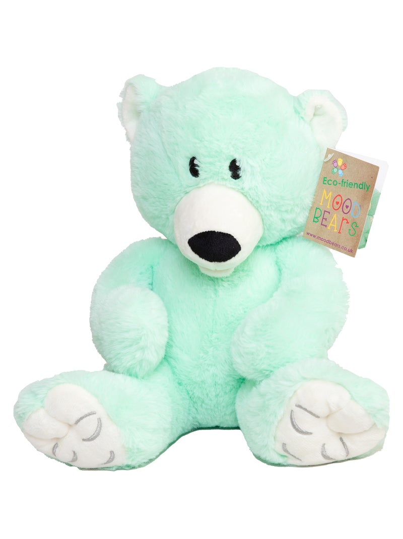 Peluche grand ours calme Vert d'eau - Kiabi