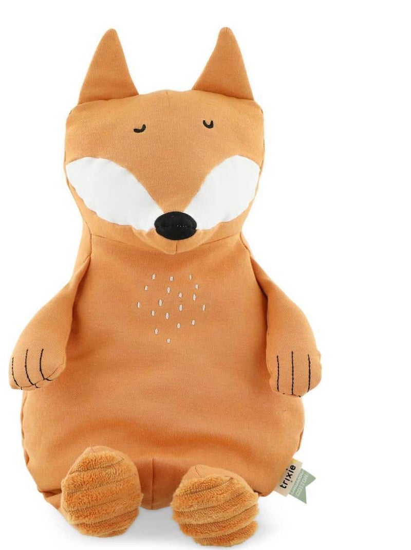 Peluche grande Mr. FOX Orange - Kiabi