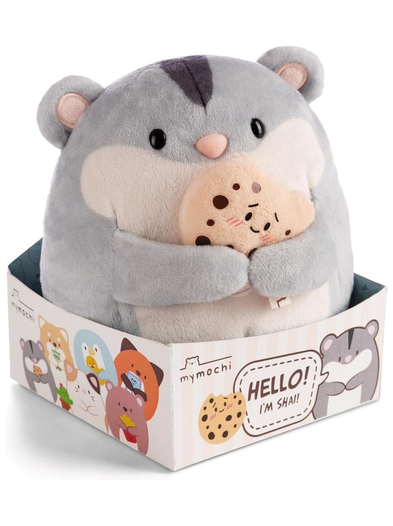 Peluche Hamster Shai 16 cm Gris - Kiabi
