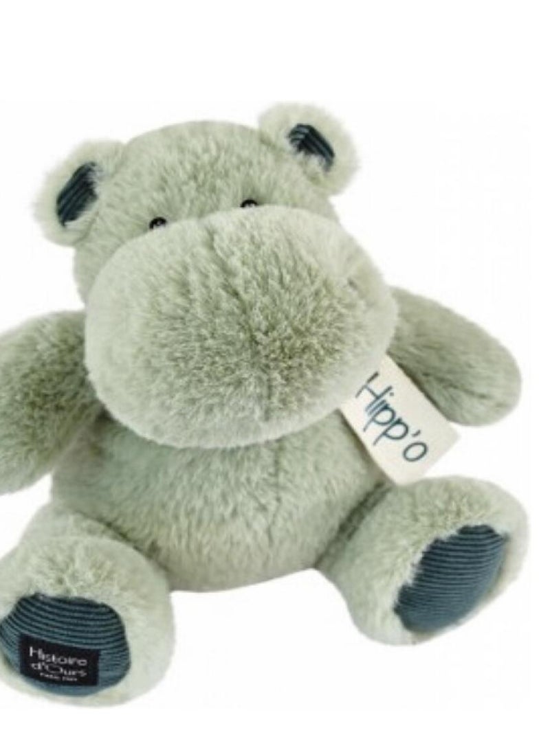 peluche hippo amande - 25 cm Multicolore - Kiabi