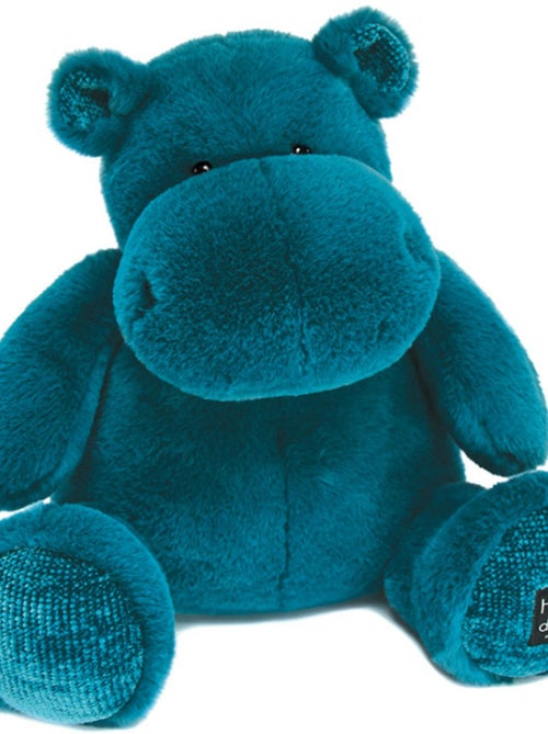 Peluche Hippo Bleu Canard (40 Cm) - Kiabi