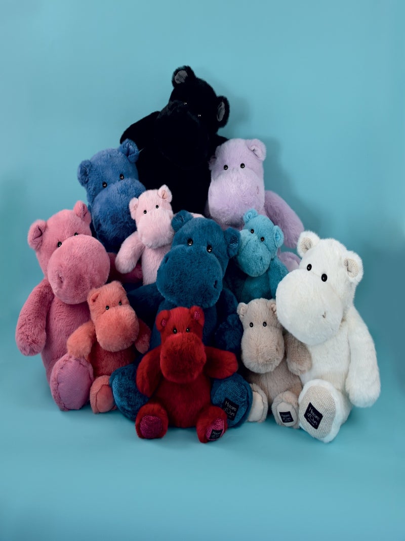 Peluche Hippo Hip Chic 25 cm Beige - Kiabi