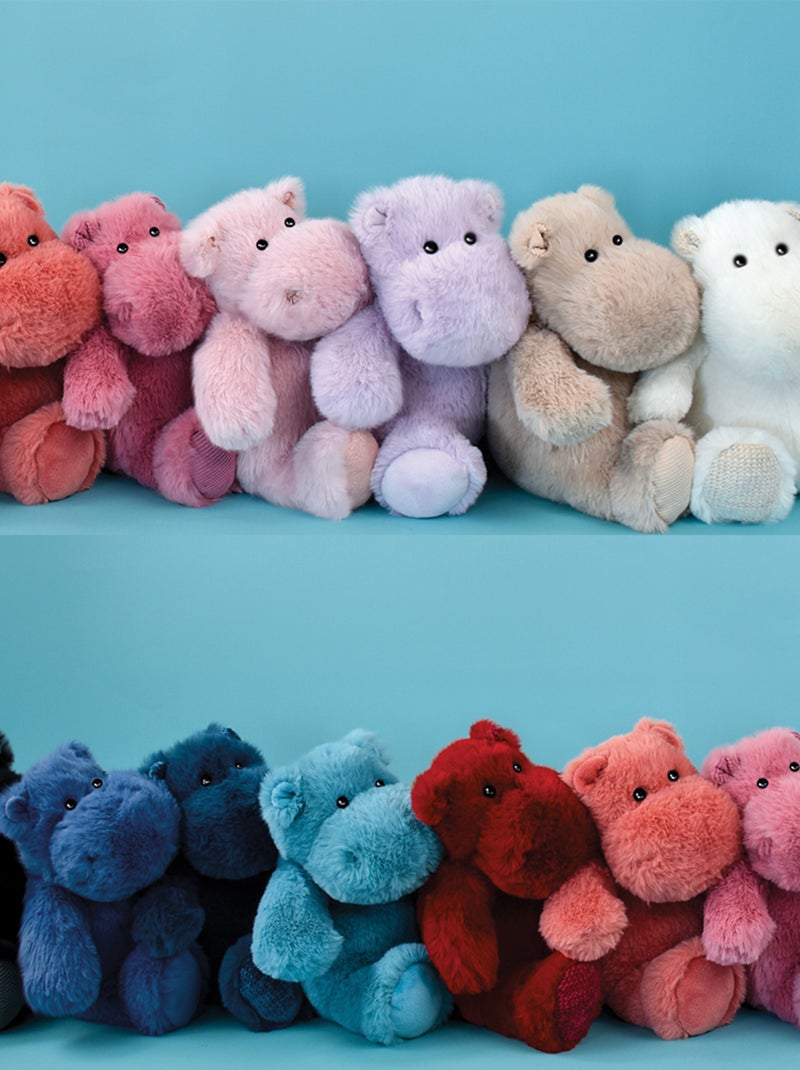 Peluche Hippo Hip Chic bleu 40 cm Bleu - Kiabi