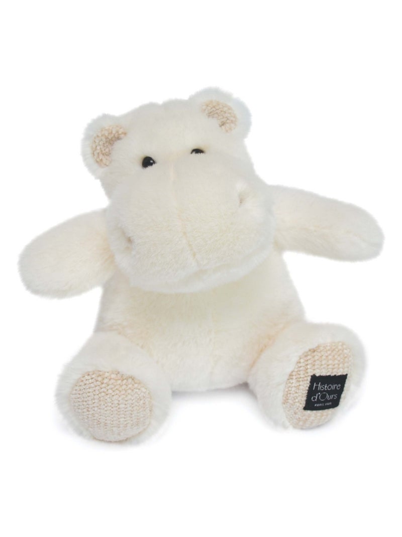 Peluche Hippo Hip Chic créme 25 cm Beige - Kiabi