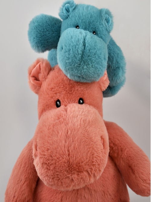 Peluche Hippo Hip Chic terracotta 40 cm - Kiabi
