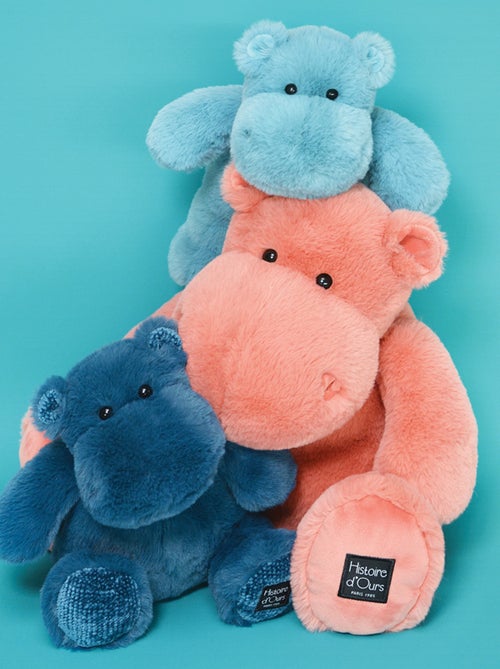 Peluche Hippo Hip Chic terracotta 40 cm - Kiabi