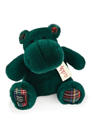 Peluche Hippo Hip Chic vert sapin 25 cm