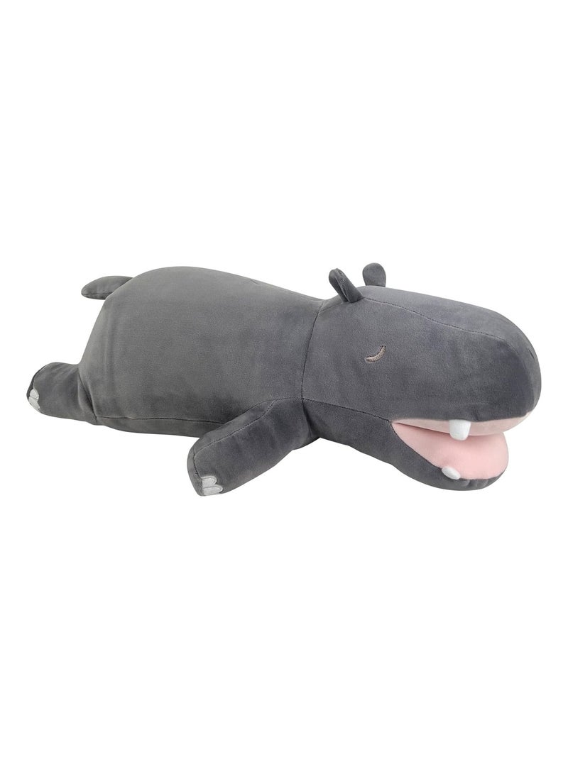 Peluche Hippo l'hippopotame 48 cm Gris - Kiabi