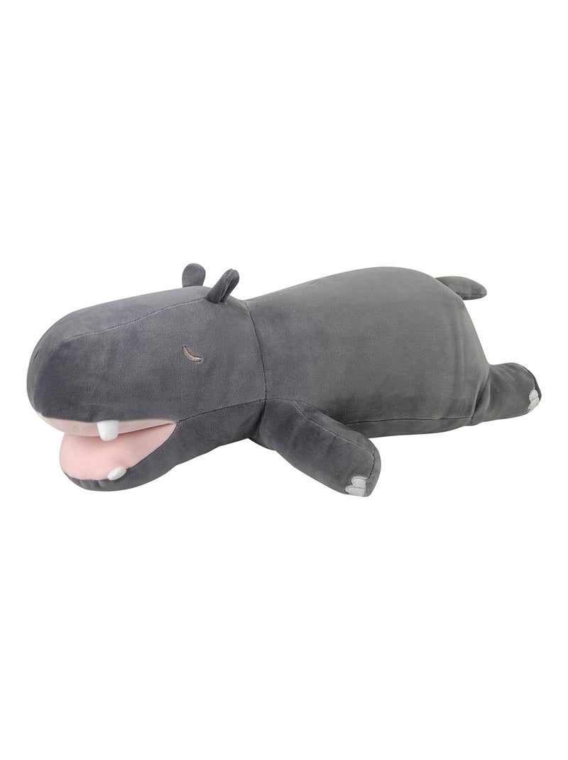 Peluche Hippo l'hippopotame 48 cm Gris - Kiabi