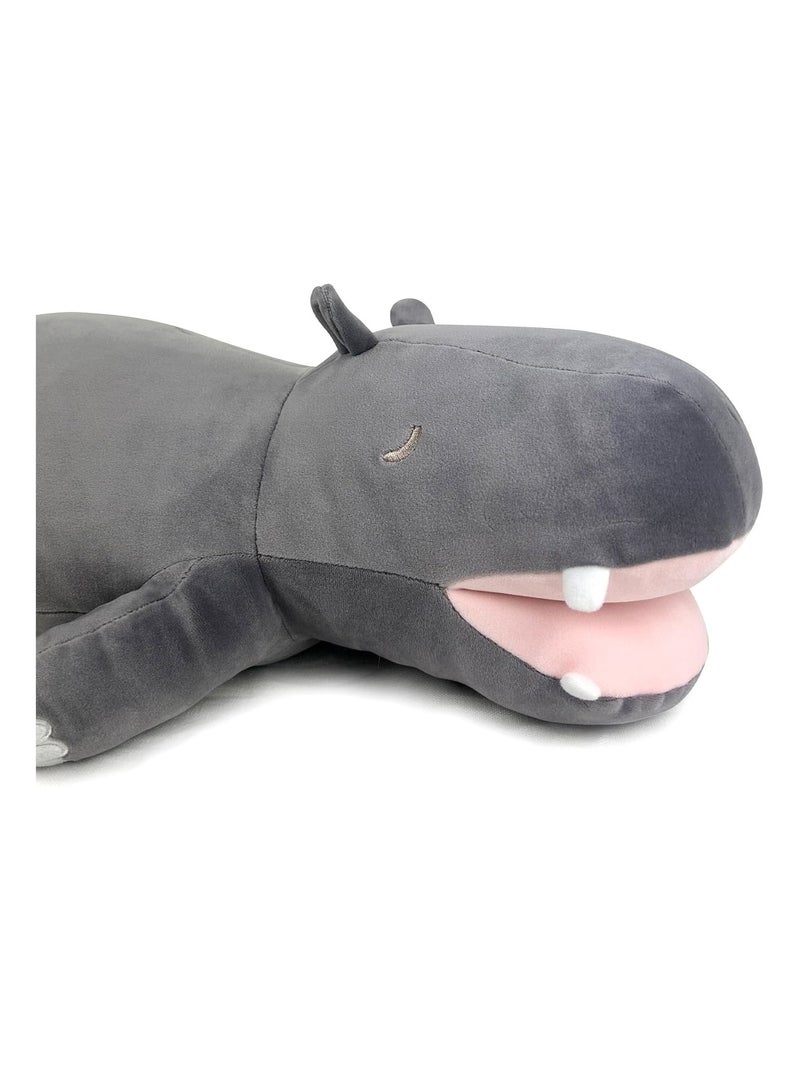 Peluche Hippo l'hippopotame 48 cm Gris - Kiabi