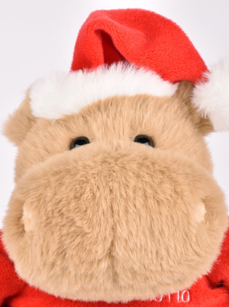 Peluche Hippopotame Kris Hug 20 cm Rouge - Kiabi