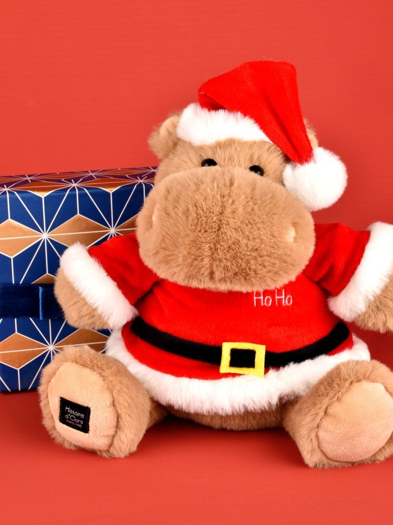 Peluche Hippopotame Kris Hug 20 cm Rouge - Kiabi