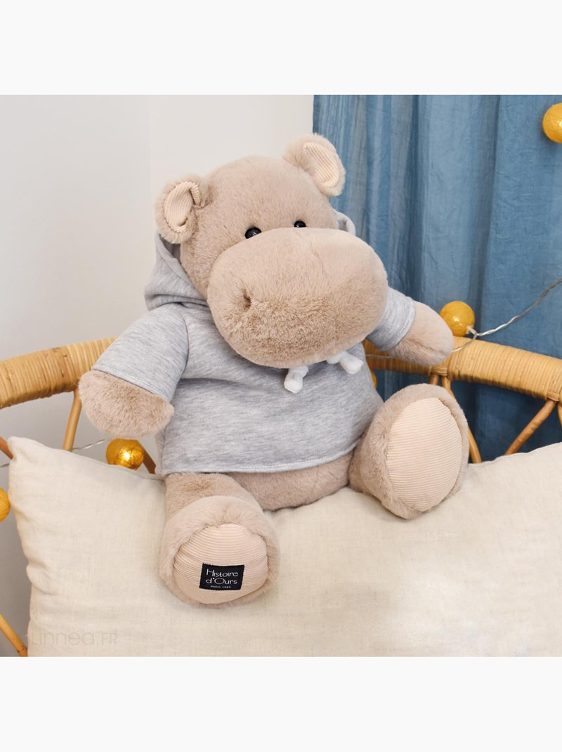 Peluche hippopotame polyester collection HIPPO COOL Beige - Kiabi