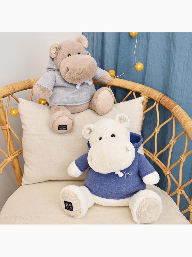 Peluche hippopotame polyester collection HIPPO COOL Beige - Kiabi