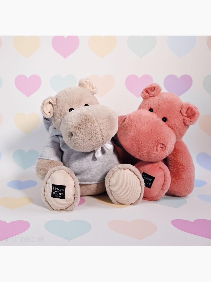 Peluche hippopotame polyester collection HIPPO COOL Beige - Kiabi