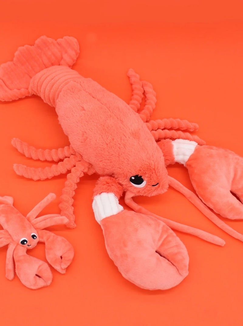 Peluche homard maman et son bébé corail Rose - Kiabi