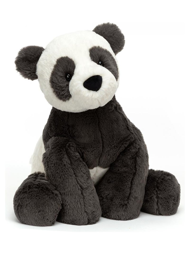 Peluche Huggady Panda Large - l : 19 cm x H: 32 cm Noir - Kiabi