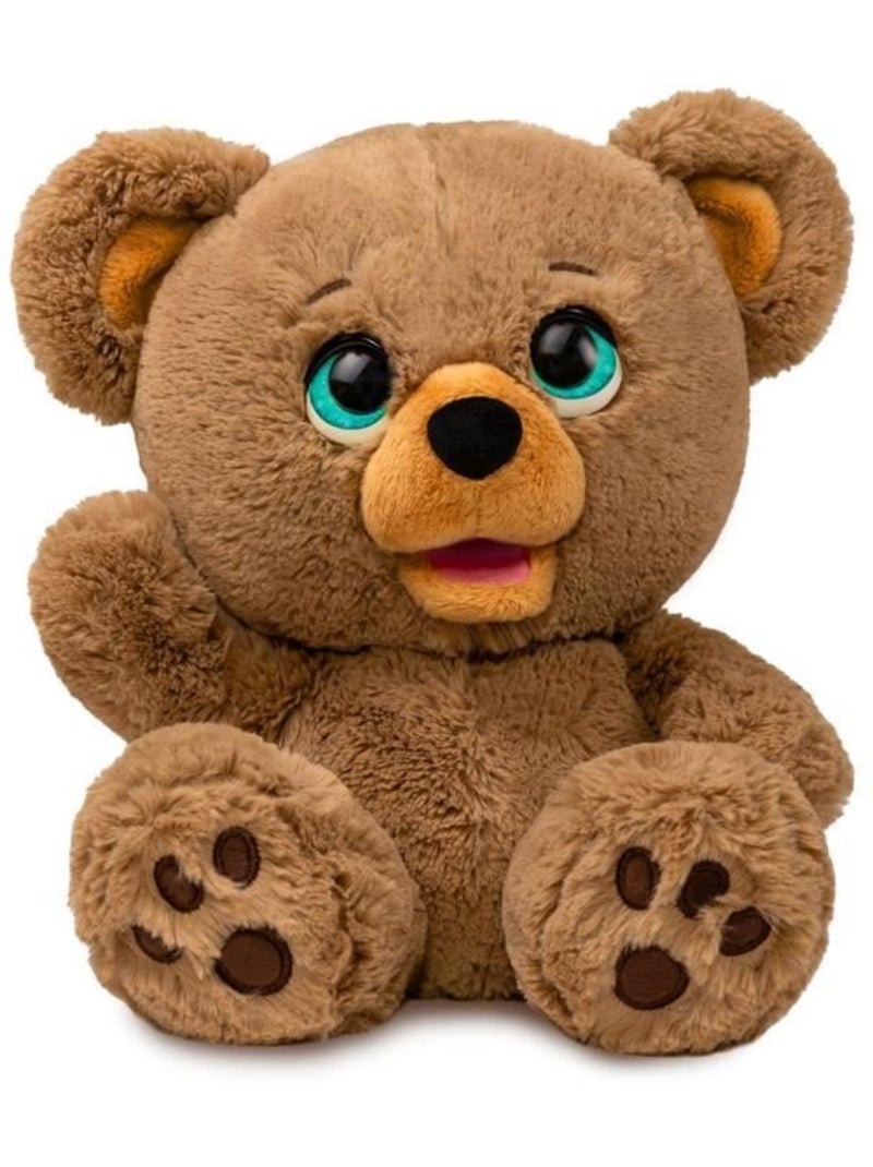 Peluche interactive - giochi preziosi - ours créateur d'histoires poe - à partir de 4 ans - lay00 Marron - Kiabi