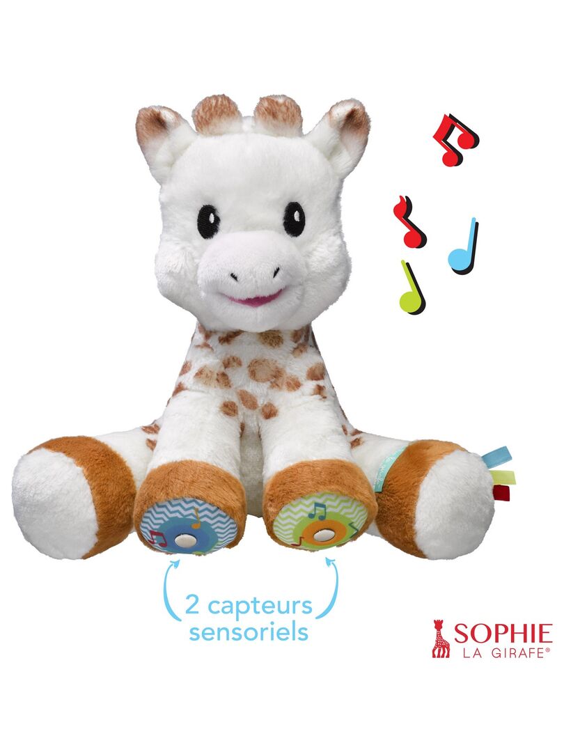 Peluche intéractive Sophie la girafe Fresh Touch - Ecru - Kiabi - 39.16€