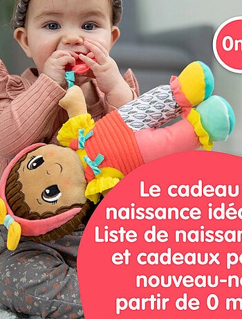 Peluche jasmine mon amie à clip pour landau et poussette