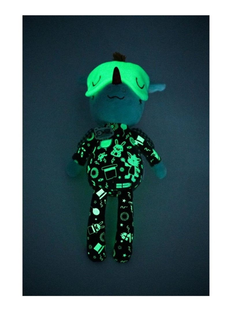 Peluche Joe ami de la nuit Vert - Kiabi