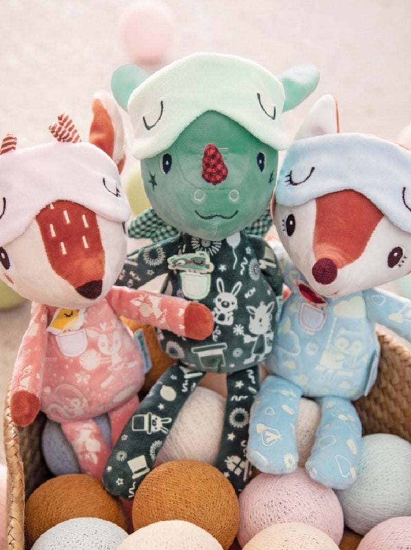 Peluche Joe ami de la nuit Vert - Kiabi