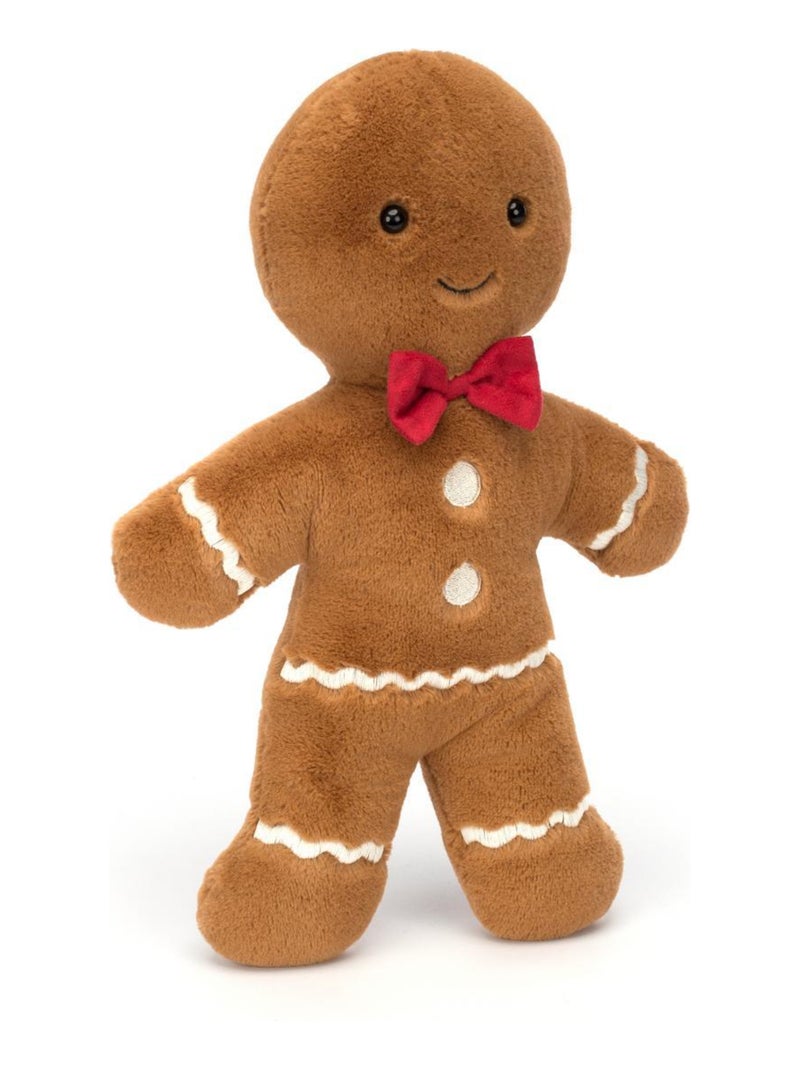 Peluche Jolly Gingerbread Fred Huge - Dimensions : h : 52 cm Marron - Kiabi
