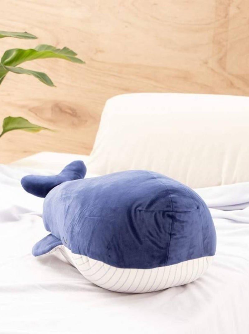 Peluche Kanaroa la baleine 46 cm Bleu - Kiabi