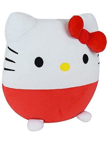 Peluche kawaï coussin - jemini - hello kitty - 27 cm - doux et moelleux