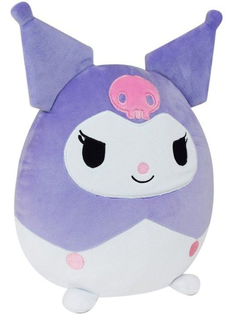 Peluche kawaï kuromi coussin - jemini - hello kitty - 27 cm - doux et moelleux Noir - Kiabi