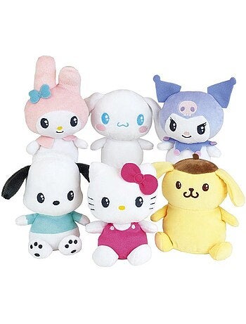 Peluche kawaï my melody - jemini - hello kitty - 17 cm