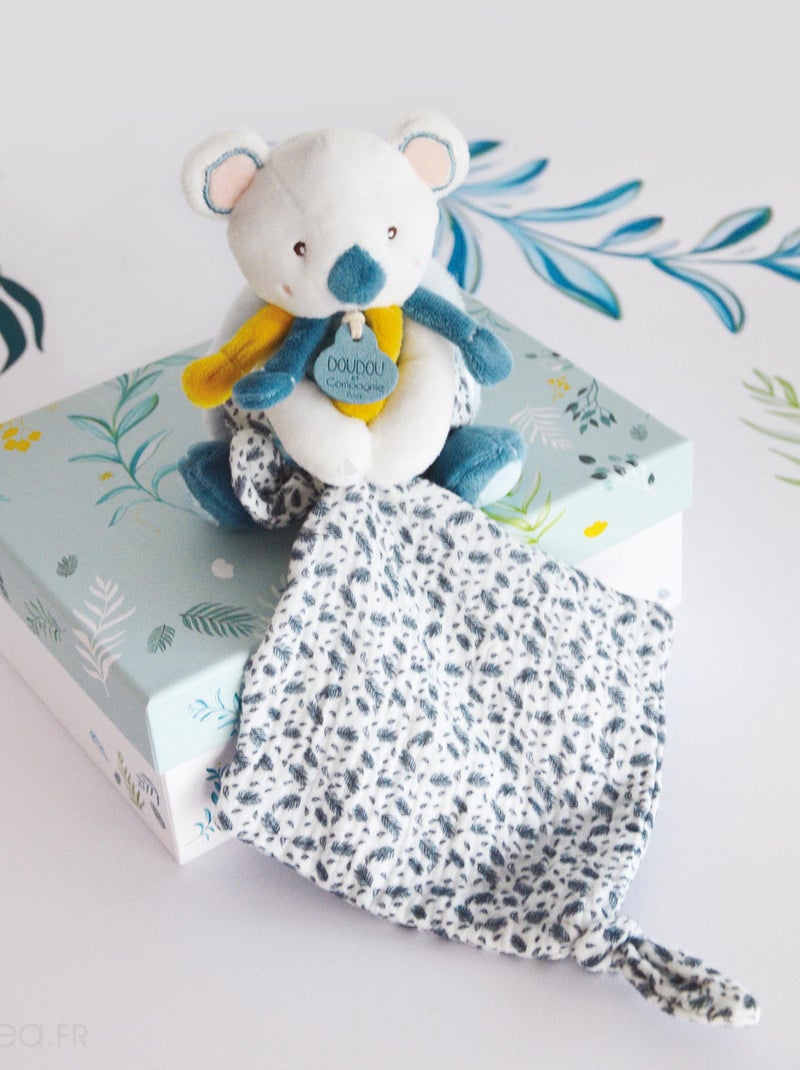 Peluche koala avec son doudou collection YOCA LE KOALA Multicolore - Kiabi
