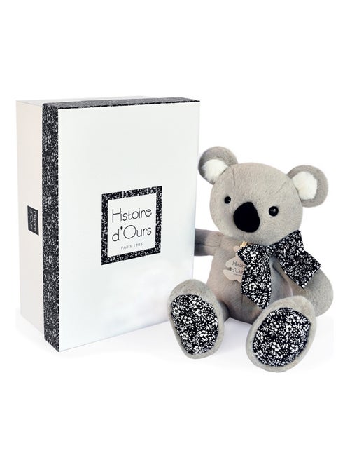Peluche Koala gris 25 cm - Kiabi