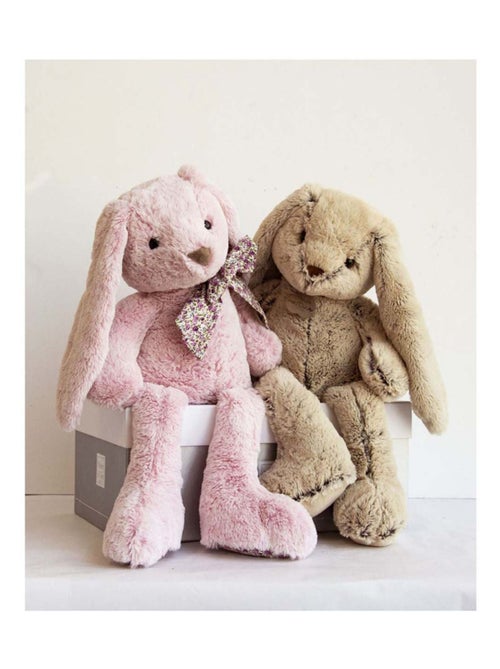Peluche Lapin Beige 40 cm - Kiabi