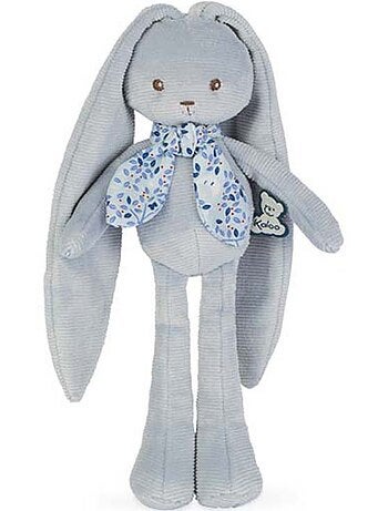 Peluche lapin bleu Lapinoo (25 cm)
