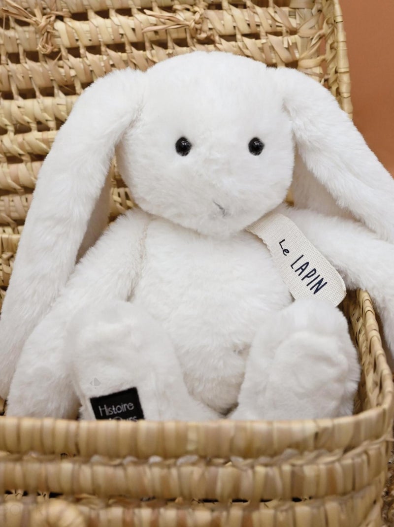 Peluche lapin collection LE LAPIN Blanc - Kiabi