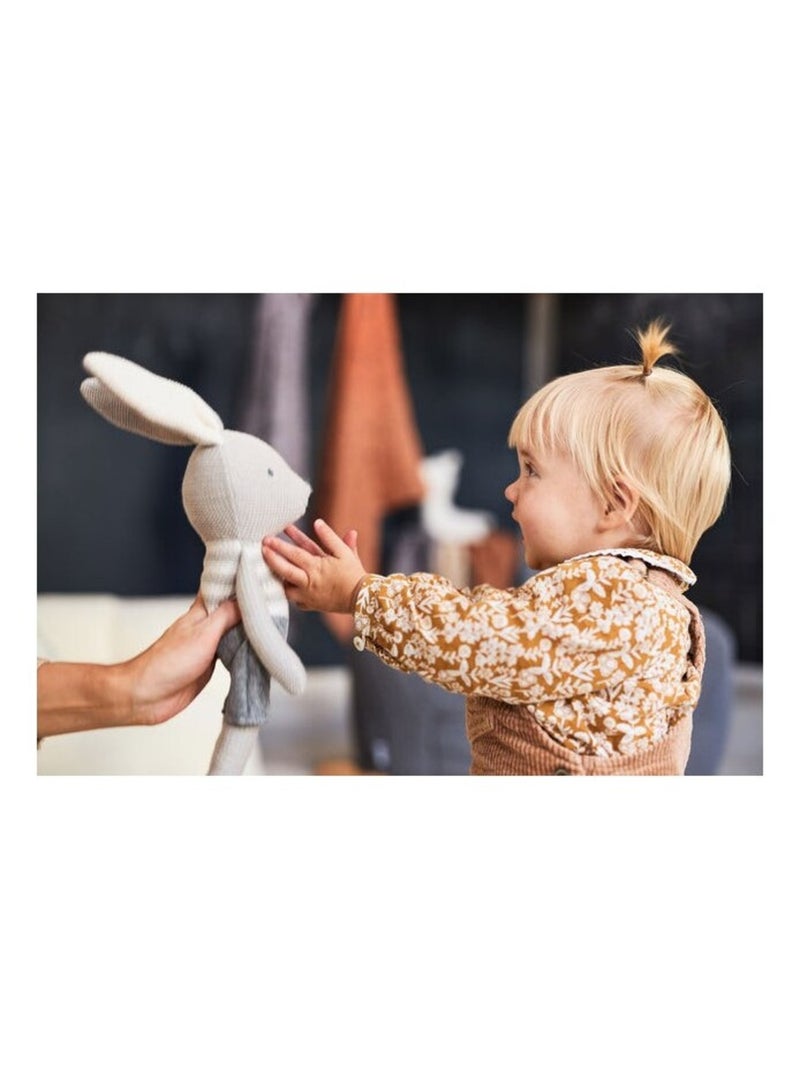 Peluche Lapin en coton Jollein Gris - Kiabi