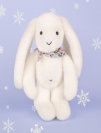 Peluche Lapin Fleurette 25 cm