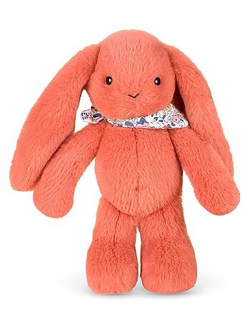 Peluche lapin fleurette 25 cm