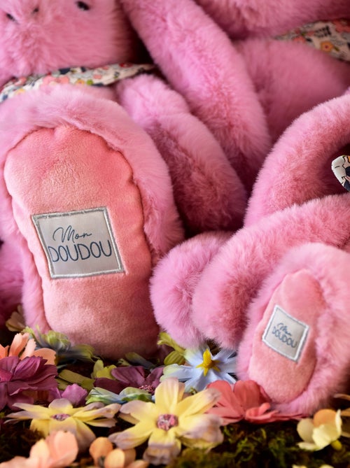 Peluche Lapin Fleurette 25 cm - Kiabi