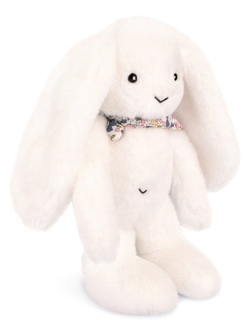 Peluche Lapin Fleurette 35 cm Blanc - Kiabi