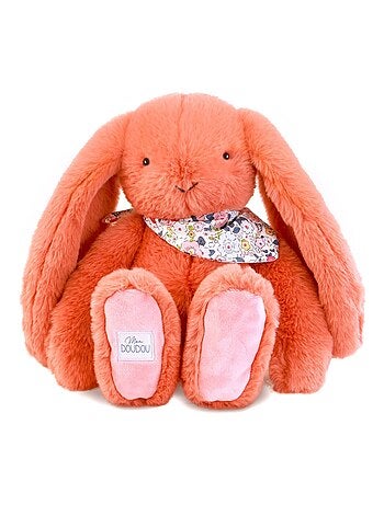 Peluche lapin fleurette 35 cm