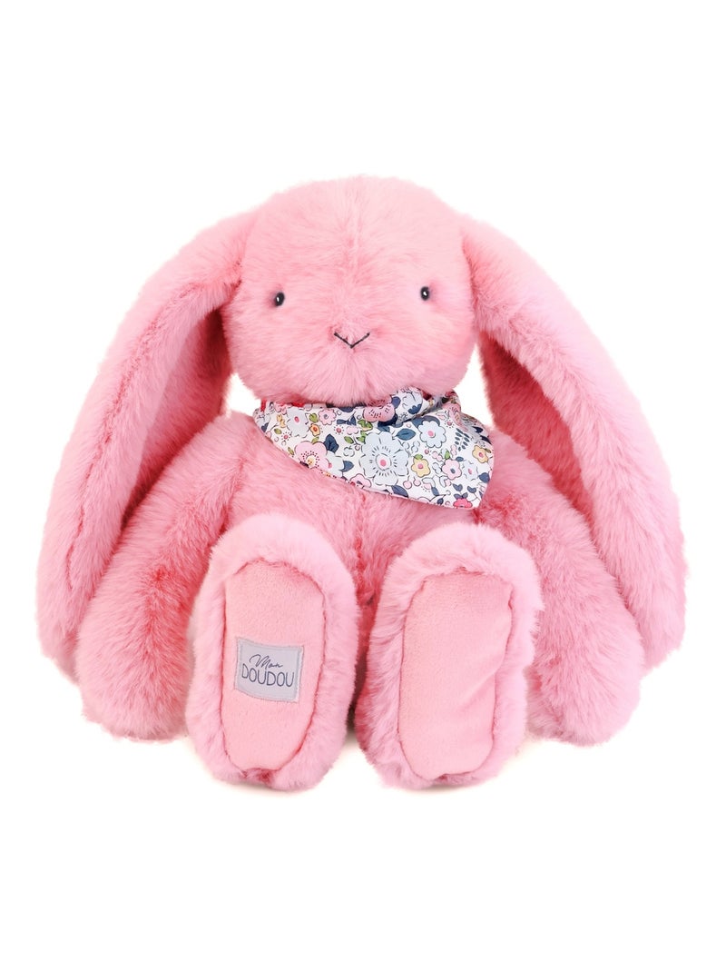 Peluche Lapin Fleurette 35 cm Rose - Kiabi