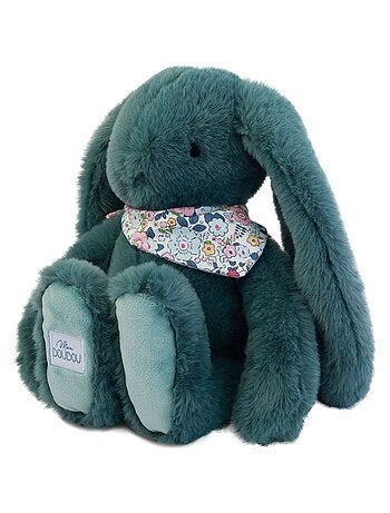 Peluche lapin fleurette 35 cm