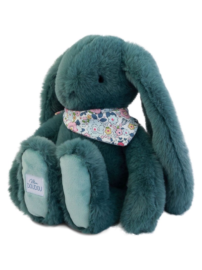 Peluche Lapin Fleurette 35 cm Vert - Kiabi
